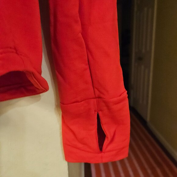 Janji women's bright red merino half-zip - Picture 3 of 6